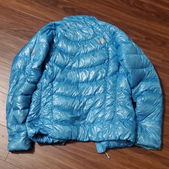The North Face Summit Series 900 Goose Down Fill Light Blue Jacket - Picture 12 of 16